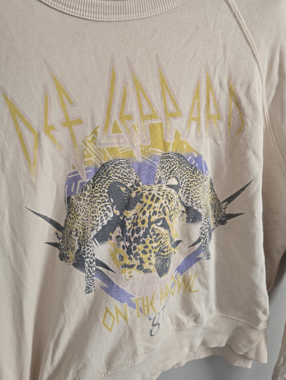 DAYDREAMER Def Leppard 1987 Sweatshirt Revolve Small - Picture 3 of 7